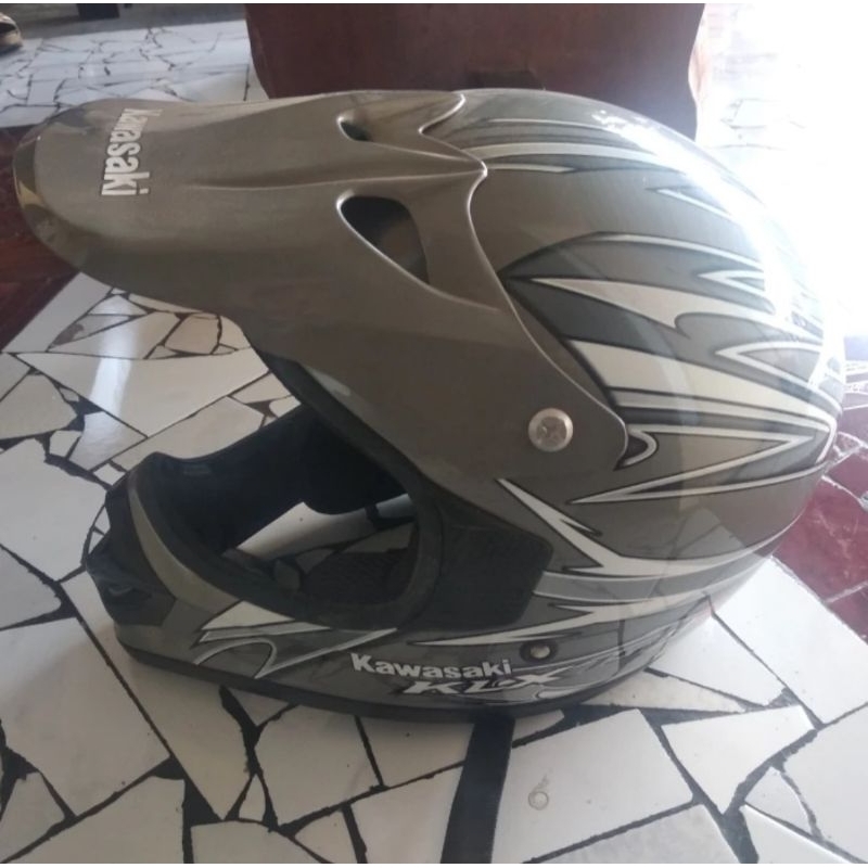 Jual Helm Kawasaki KLX Original bawaan motor | Shopee Indonesia