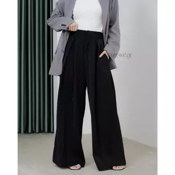 COZY.WEAR Moona Pants (1008) Celana Kulot Highwaist HW Pants Celana Kain Wanita Celana Kantor