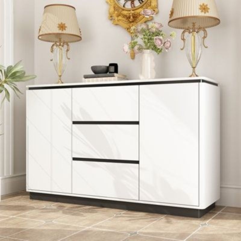 Jual Buffet 3 laci 2pintu jumbo meja buffet meja ruang tamu meja sudut ...
