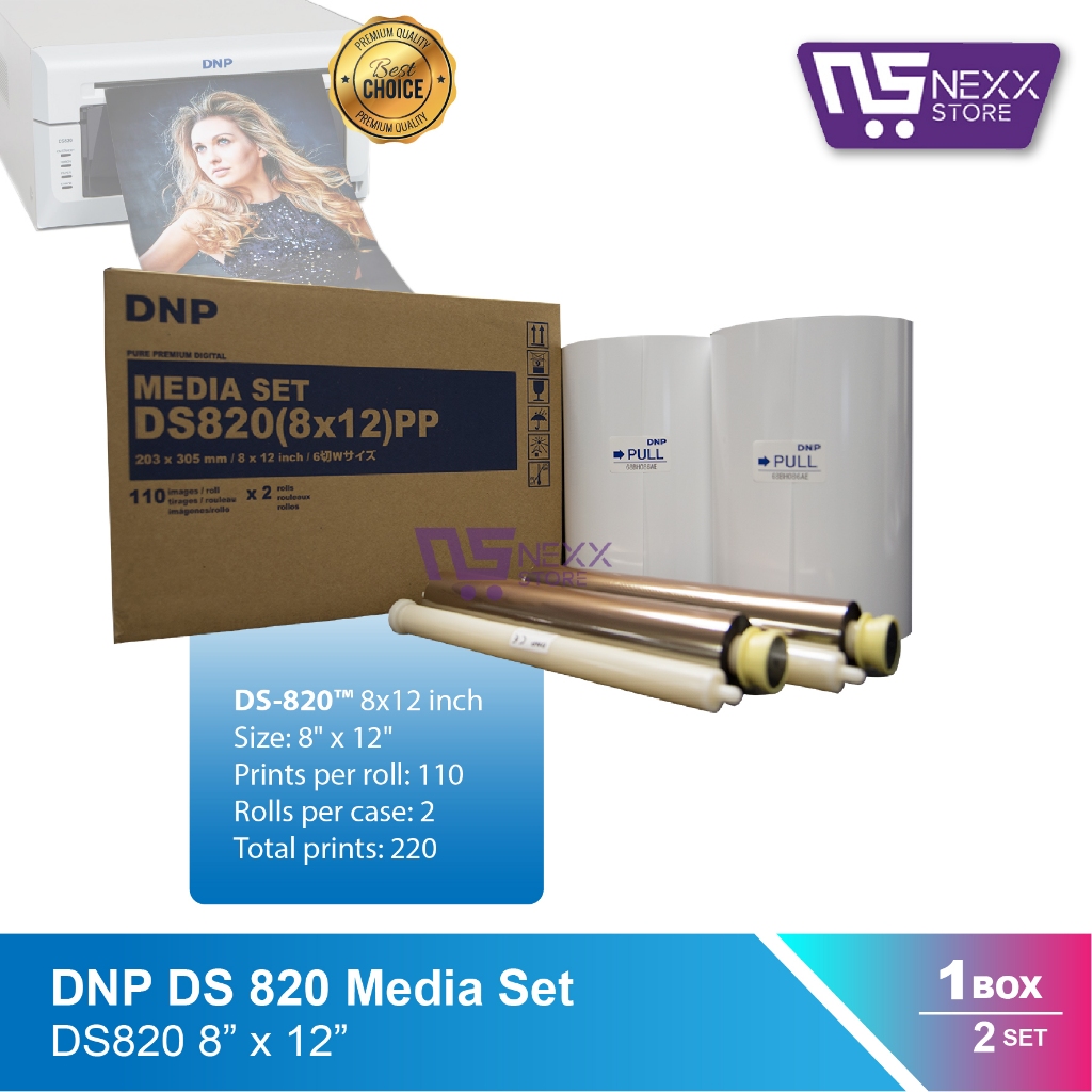 Jual DNP Media DS-820 - BOX ( isi 2 Roll ) | Shopee Indonesia