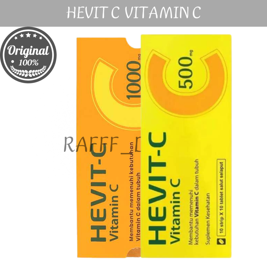 Jual HEVIT C VITAMIN C 1000 MG | 500 MG | Shopee Indonesia