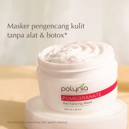 Jual POLYNIA Pomegranate Revitalizing Face Mask Masker Anti Aging ...