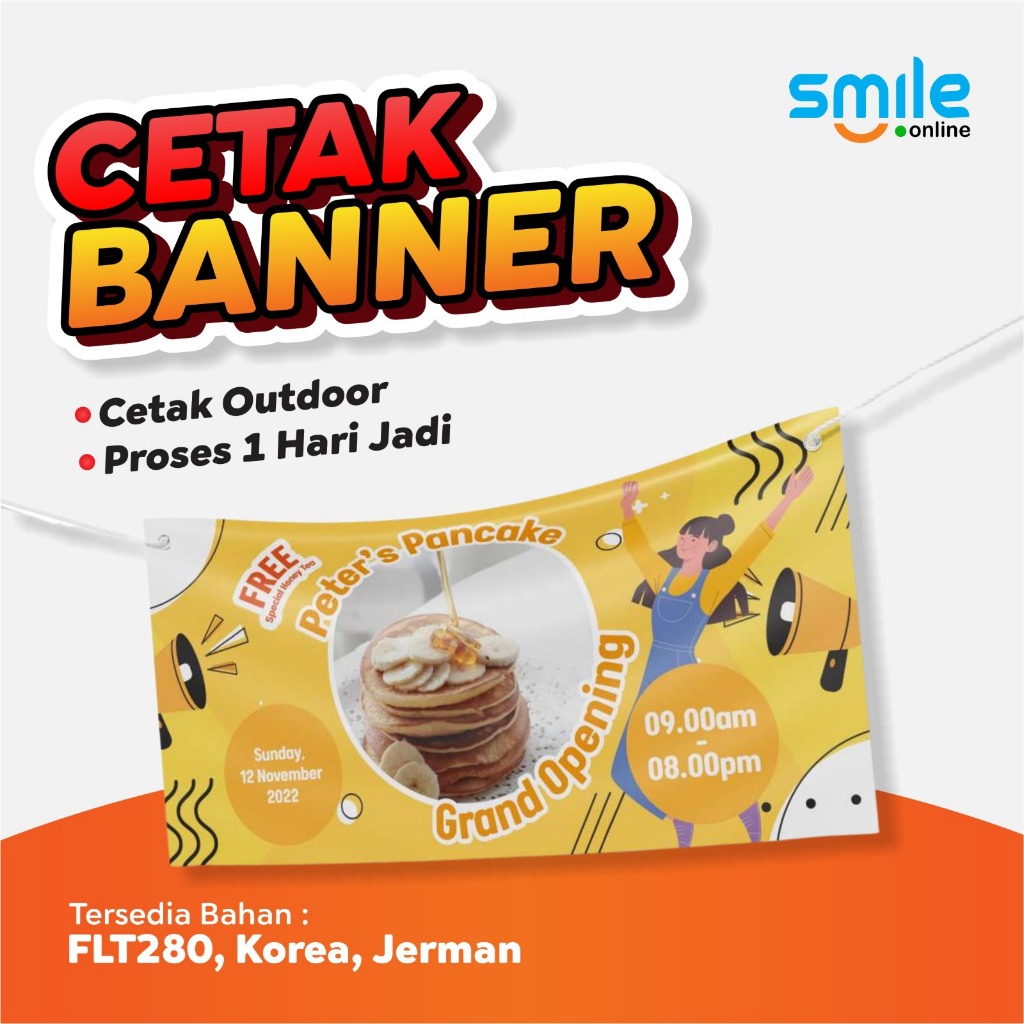 Jual CETAK SPANDUK / BANNER 280g MURAH BERKUALITAS SURABAYA || FLASH ...