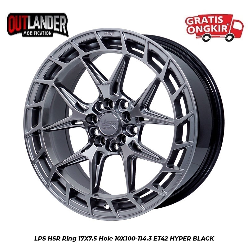 Jual Velg Mobil Ring 17 Hsr Wheel Lps R17 Pelek Veloz Wish Altis Ertiga ...
