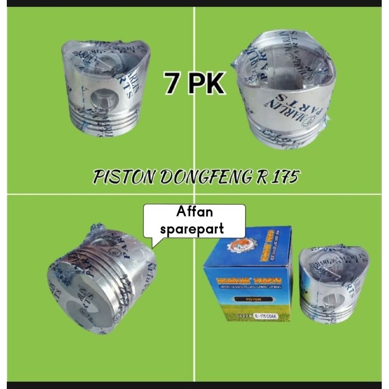 Jual PISTON R 175 DONGFENG MESIN 7 PK / SEHER MESIN DONGFENG R 175 ...