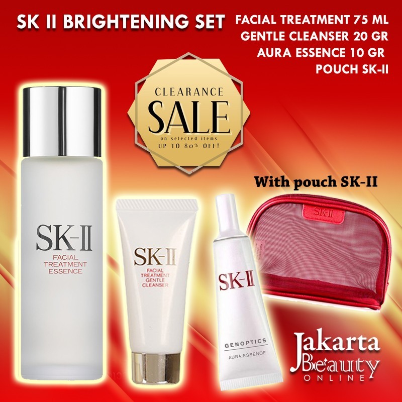 Jual SKII SK II BRIGHTENING SET FACIAL TREATMENT ESSENCE 75 ML FTE ...