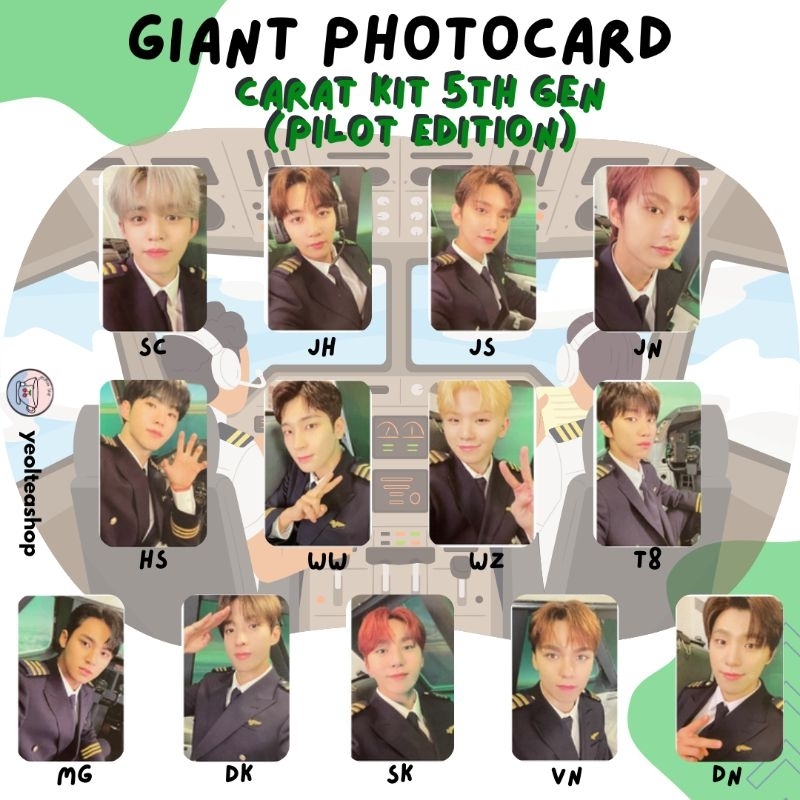 Jual [BACA DESKRIPSI] Ready Stock Giant Photocard PC Seventeen