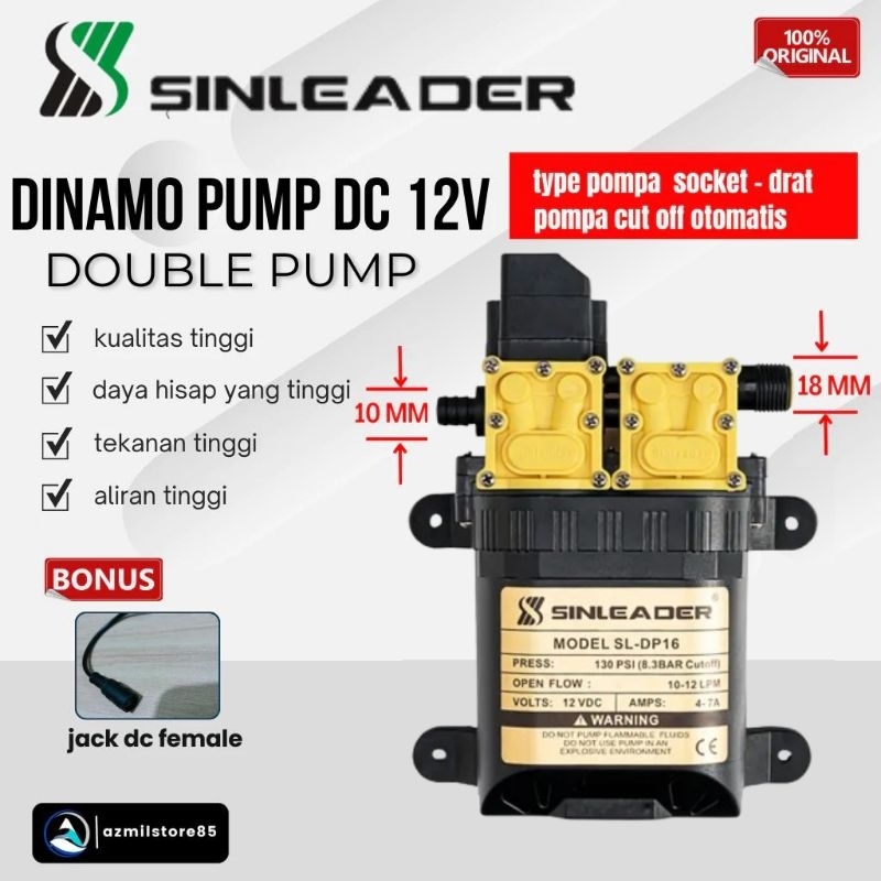 Jual DINAMO PUMP DUAL PUMP SINLEADER SL - DP16 / SL - DP24
