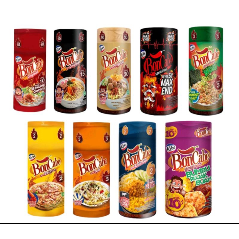 Jual boncabe sambal tabur bubuk kemasan botol | Shopee Indonesia