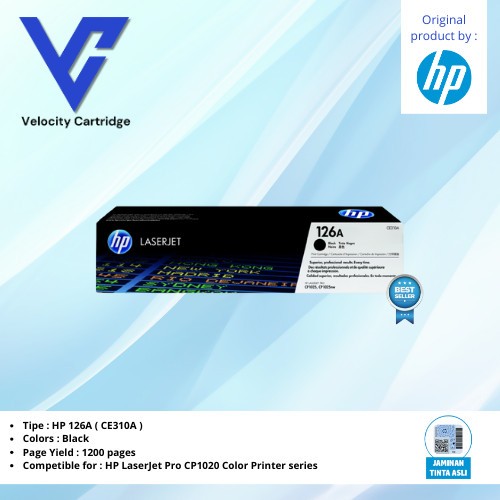 Jual Toner HP 126 Black LaserJet HP Original - Hitam | Shopee Indonesia