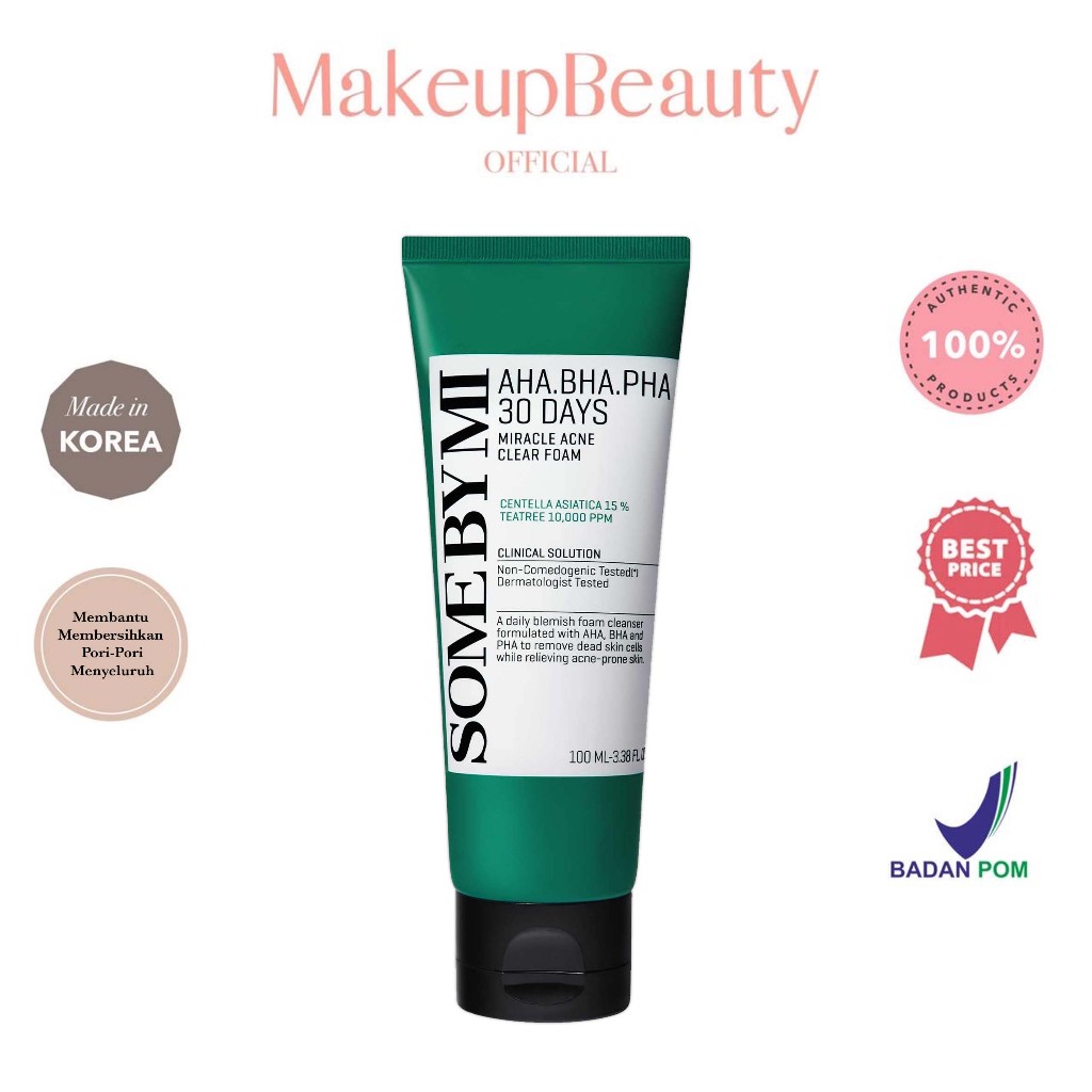 Jual SOMEBYMI AHA-BHA-PHA 30Days Miracle Acne Clear Foam 100ml | 30ml ...