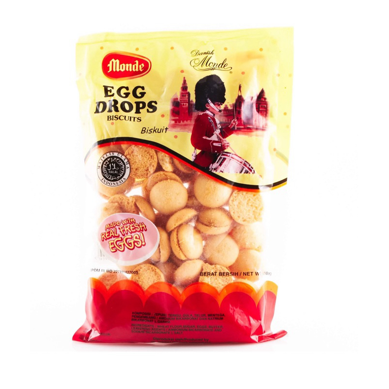 Jual Monde Egg Drop Biscuit 110 g | Shopee Indonesia