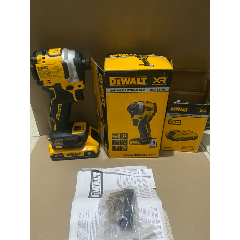 Jual Mesin Impact Driver Brushless dewalt DCF850 20V DCB183 | Shopee ...
