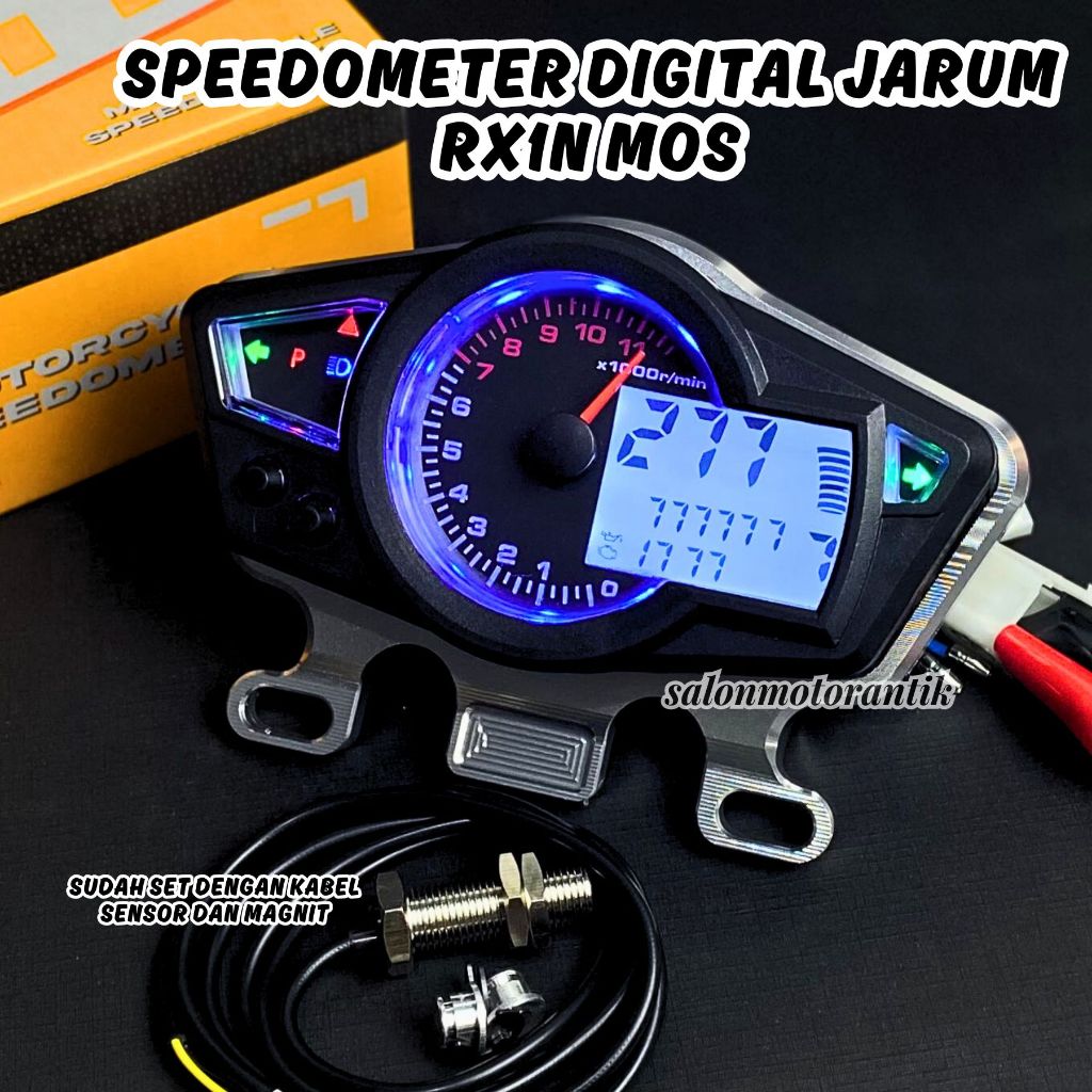 Jual SPEEDOMETER KOSO RX1N MOS UNIVERSAL SPIDO RX1 N DIGITAL JARUM SPM ...