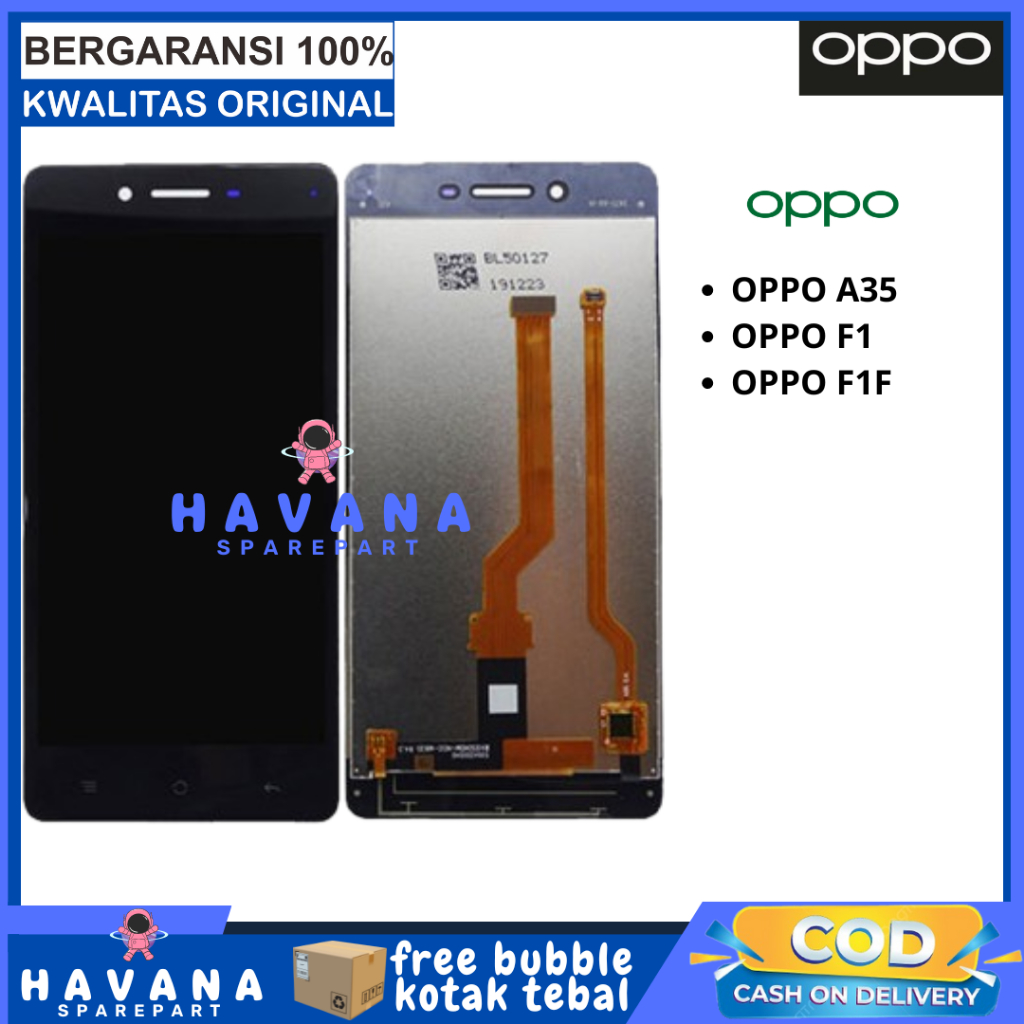 Jual LCD TOUCHSCREEN OPPO A35 / F1 / F1F - ORIGINAL FULLSET | Shopee ...