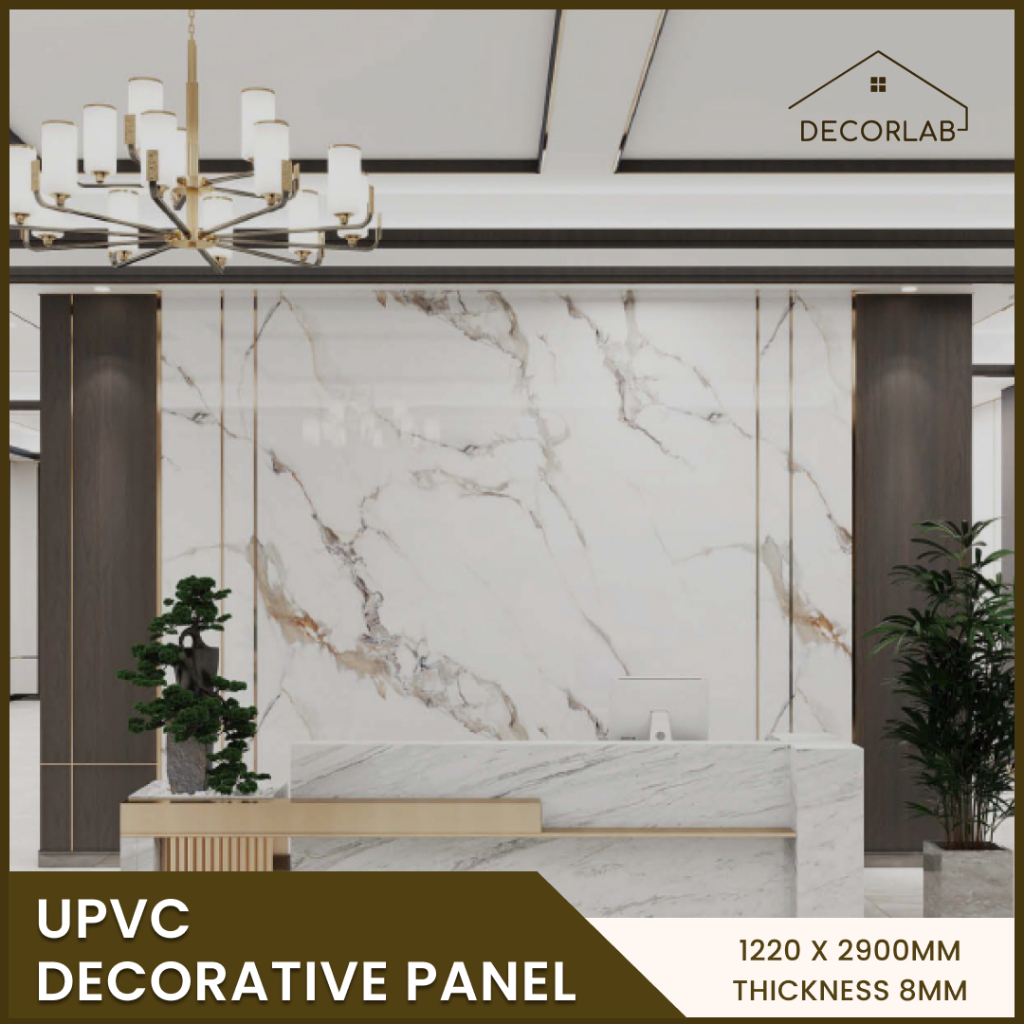 Jual UPVC DECORATIVE PANEL PVC BOARD PVC MARBLE MARBLE SHEET