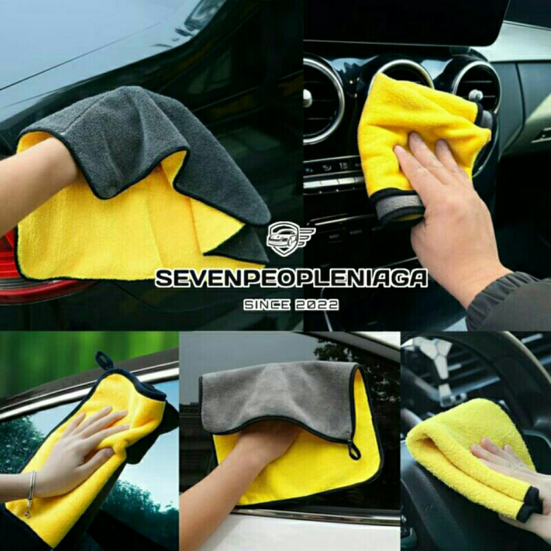 Jual Microfiber kuning hydrophobic | untuk lap kendaraan hingga menjadi ...