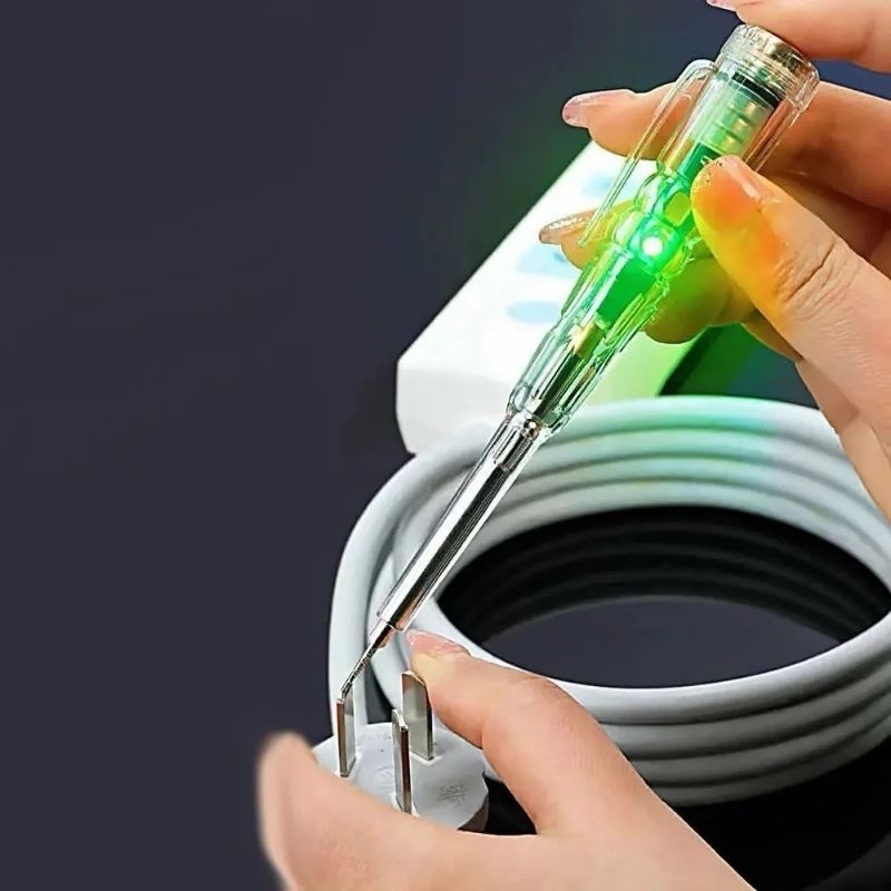 Jual Tespen Dual Led Obeng Tester Listrik With Indicator Tespen Sensor ...