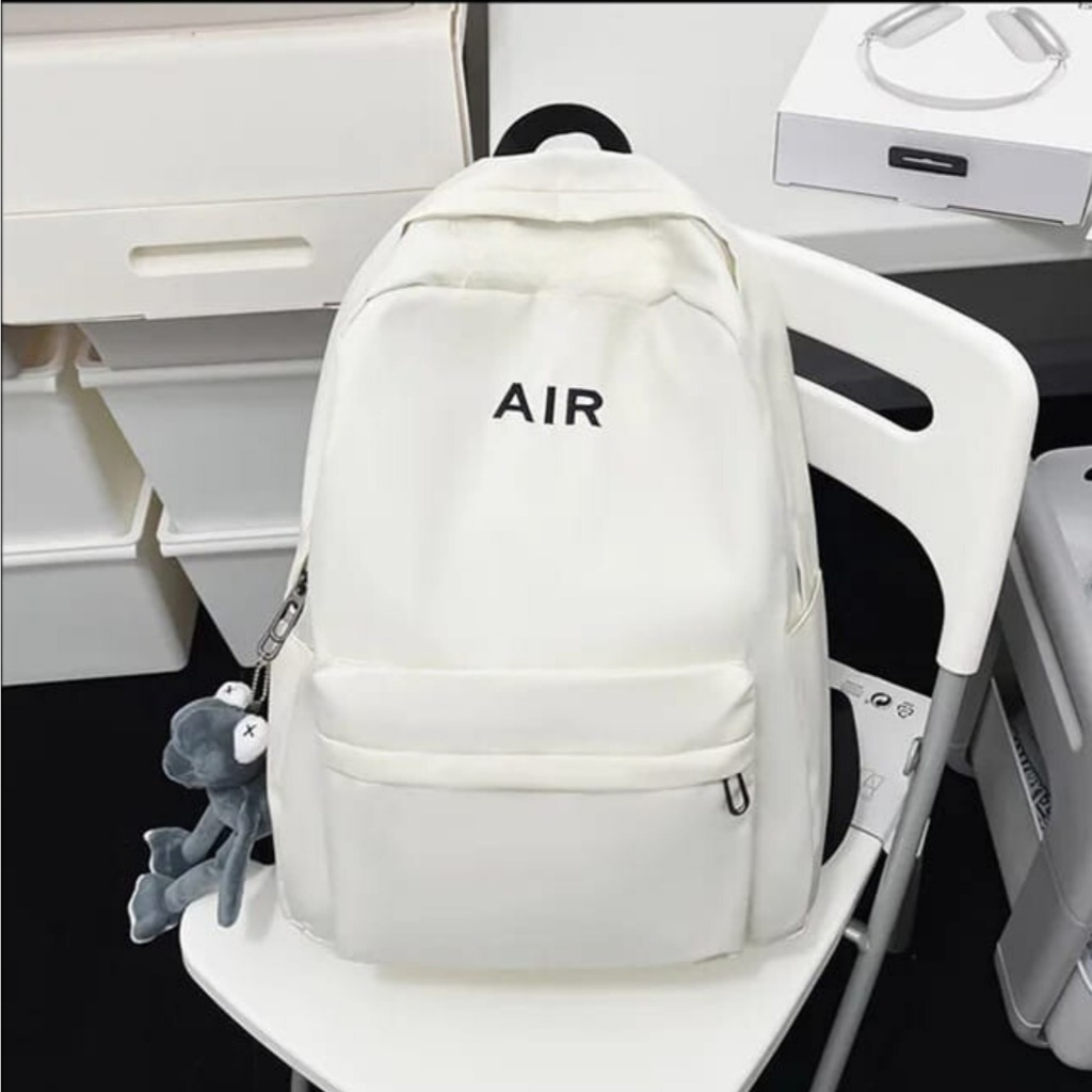 Jual RANSEL SEKOLAH GENDONG TERBARU SIMPLE logo air bisa buat sd ,smp ...