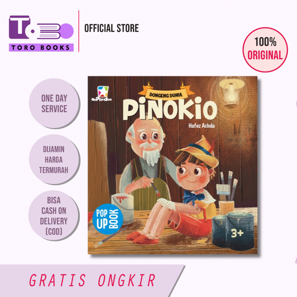 Jual OPREDO POP UP BOOK DONGENG DUNIA : PINOKIO | Shopee Indonesia
