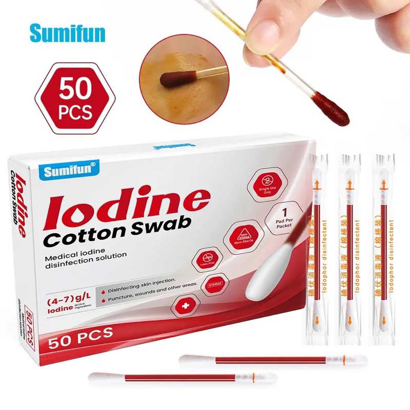 Jual Cutton Bud iodine instan sekali pakai | Shopee Indonesia