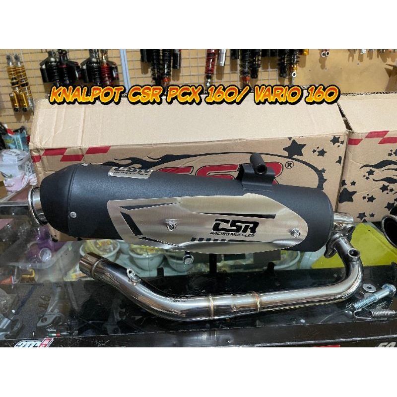 Jual Knalpot Csr pcx 160 vario 160 original / Knalpot Csr Racing mufler ...