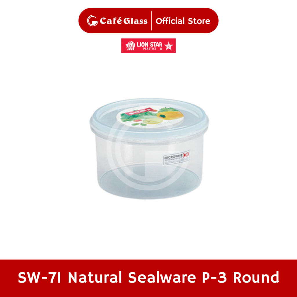 Toples Fresh Sealware Sekat P-3 Lion Star SW71 - Kotak Makan Bekal Tupperware Kedap Udara