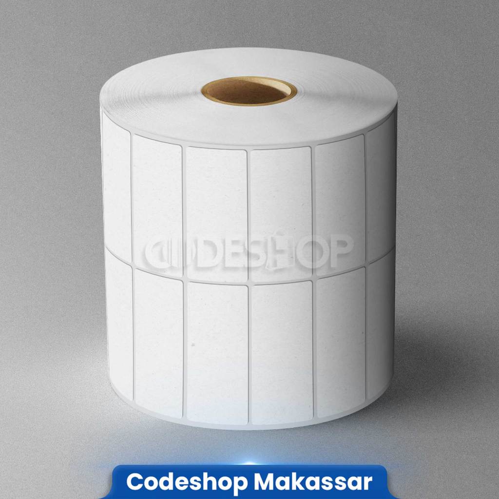 Jual Kertas Sticker ZEBRA 50 X 20 (2 Kolom) Label Stiker POSTEK ...