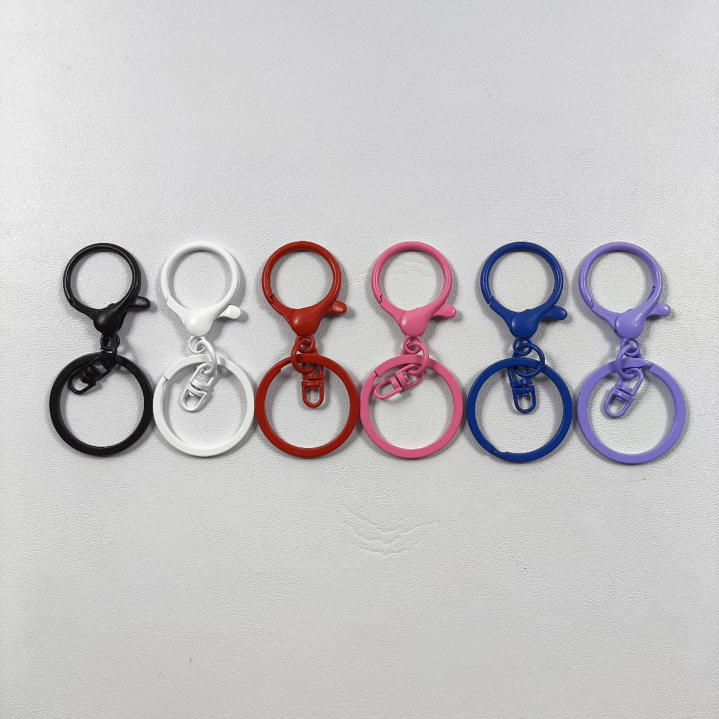 Jual [5 Pcs] Gantungan Kunci 30mm Color Lobster Clasp Big Spring Clasps ...