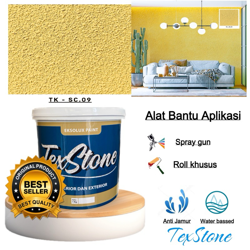 Jual Cat Dinding Tekstur Kamprot Cat Kamprot Pasir Cat Tekstur Pasir