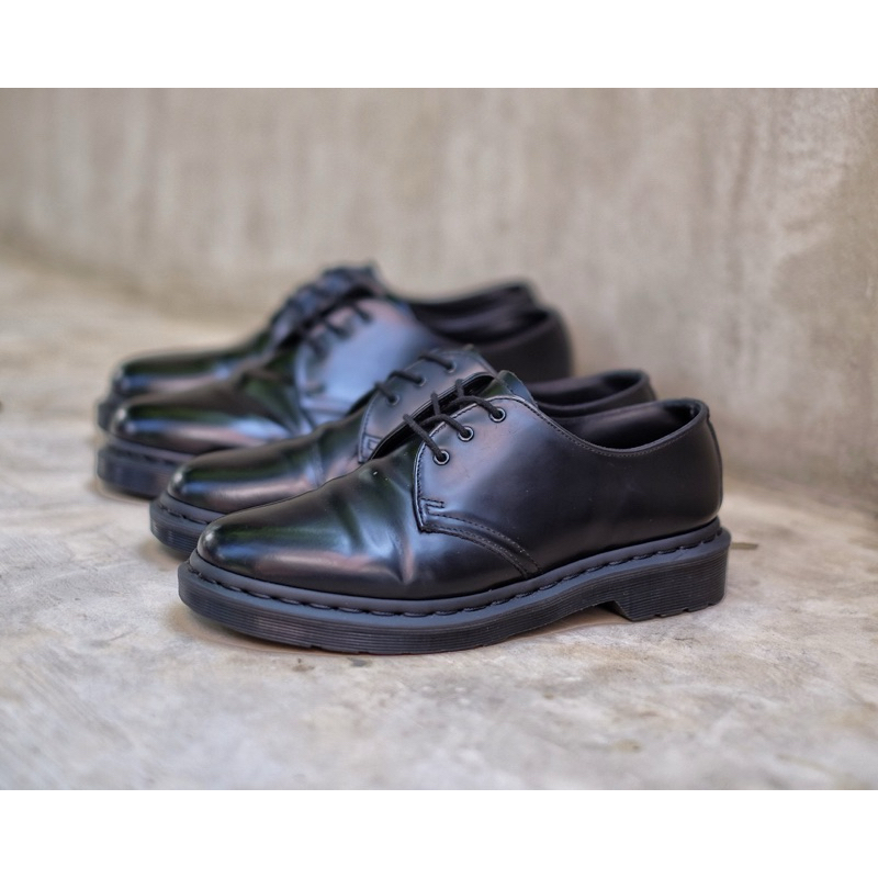 靴 Dr. Martens 1461 MONO 1461 Mono Smooth Leather Oxford Shoes Junior US 5 BLACK Doc