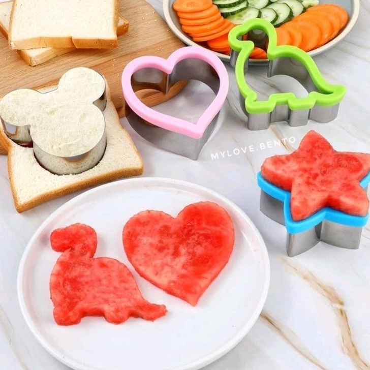 Jual C35 Sandwich Cutter Stainless Pemotong Roti Stainless JumboCetakan ...