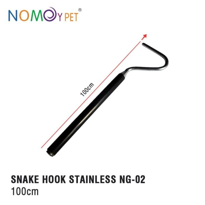 Adjustable Awning Opener Tool – Stainless Steel Telescopic Snake Hook Pole, 18.5 To 60 Inches, 5-Section Locking Rod With Non-Slip Rubber Handle