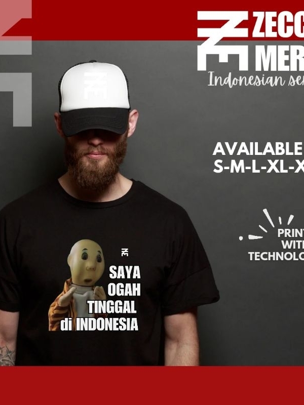 Jual T-shirt Indonesia Pak Ogah ZM Special edition | Shopee Indonesia