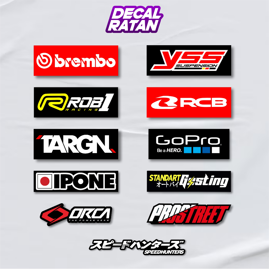 Jual STICKER PACK RACING NEW VIRAL HIGH QUALITY | Shopee Indonesia