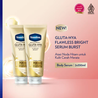 VASELINE Gluta-Hya Body Serum Flawless Bright 330 mL x2
