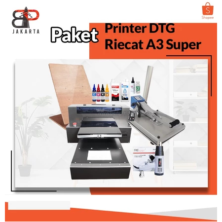 Jual PAKET PRINTER RIECAT DTG A3 SUPER | Shopee Indonesia