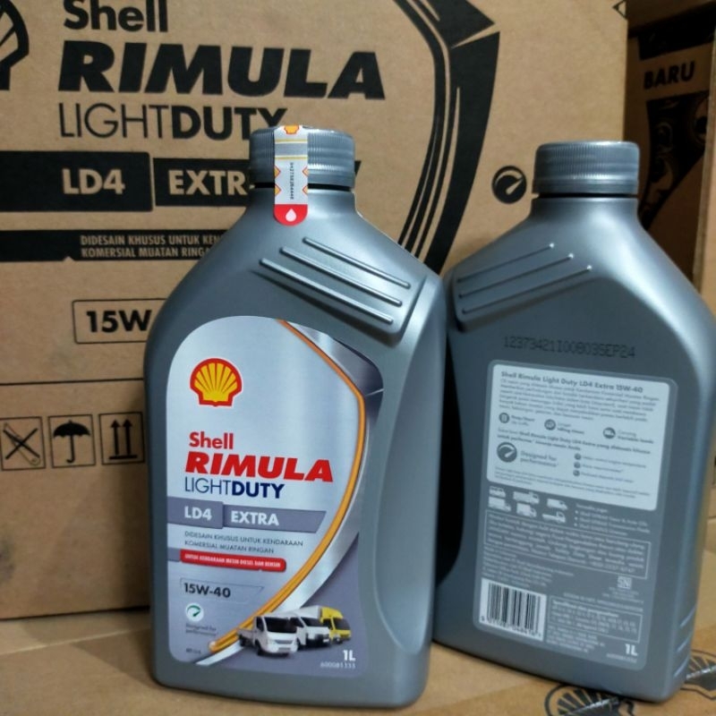 Jual New Shell Rimula LD4 Extra Oli diesel 15w-40 1L Original | Shopee ...