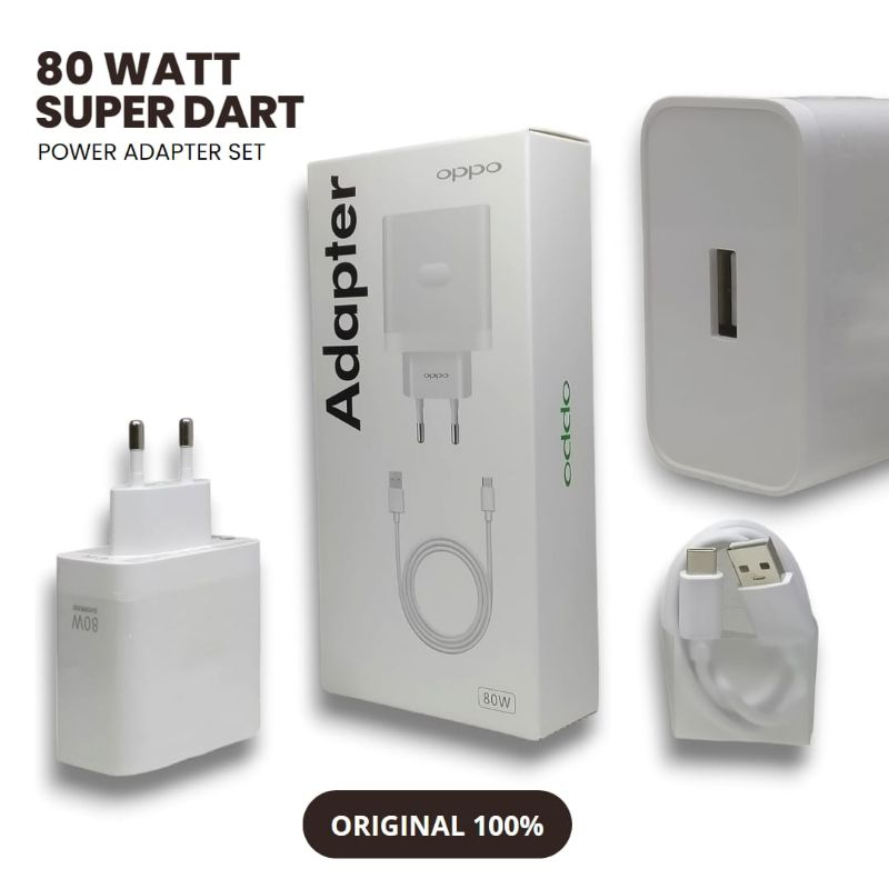 Adapter Oppo F1 Plus Charger Watt Oppo Super VOOC 5V 4A Adapter