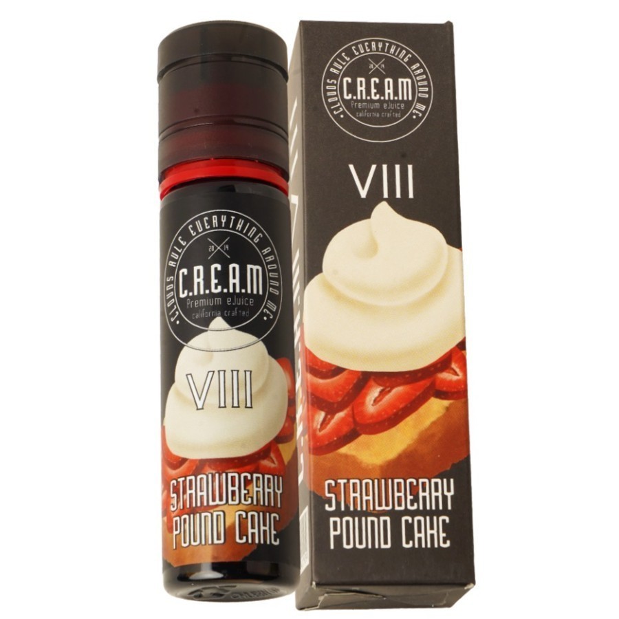 Jual Liquid EJM Cream VIII Strawberry Poundcake 3MG/6MG 60ML by Liquid ...