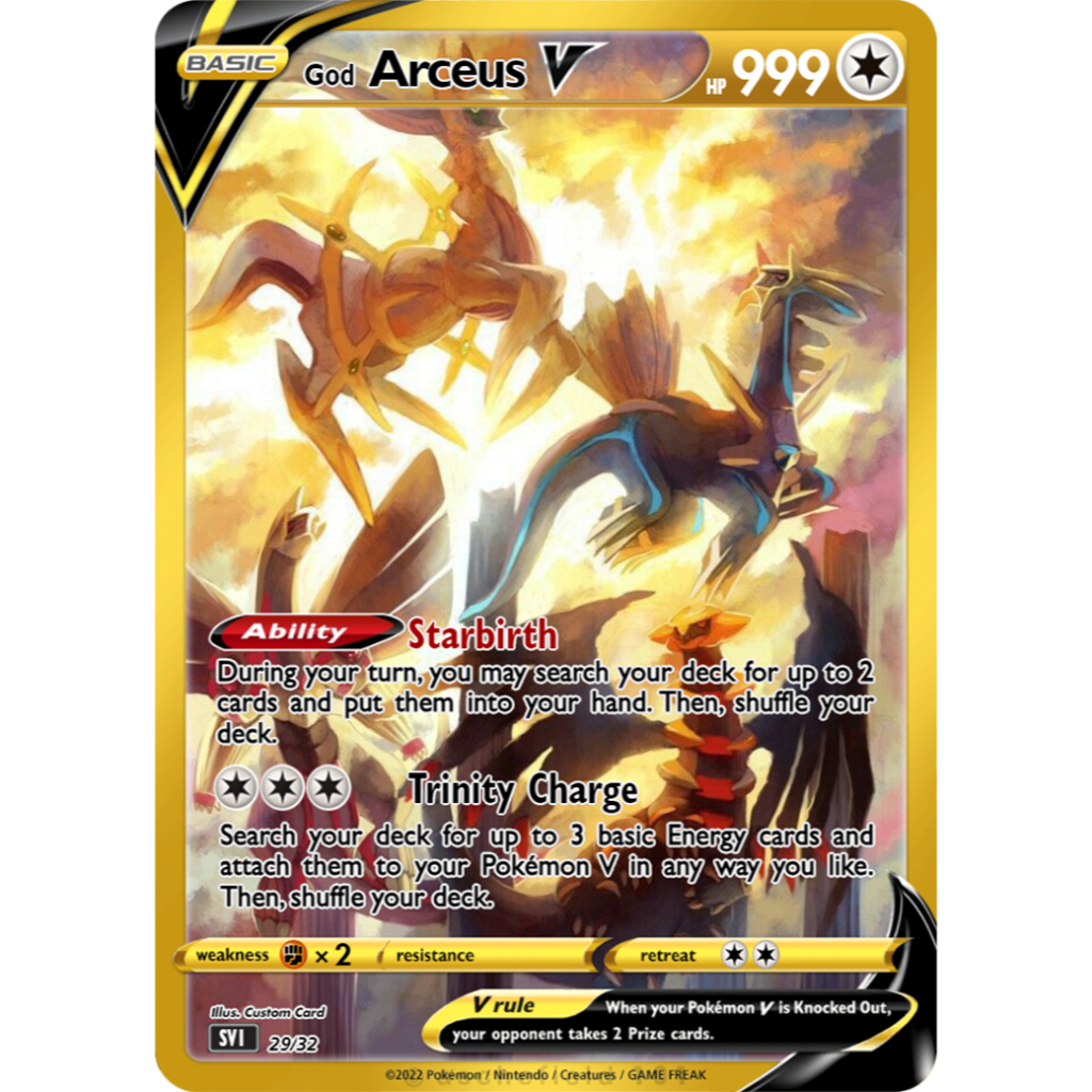 Jual KARTU POKEMON TCG HOLOGRAM ENGLISH VERSION V - GOD ARCEUS | Shopee  Indonesia