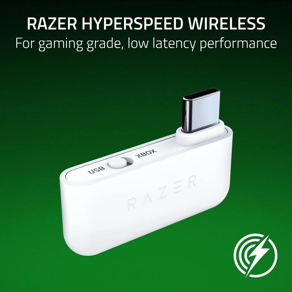 Razer Kaira Hyperspeed - White - Xbox Licensed Wireless Gaming Headset