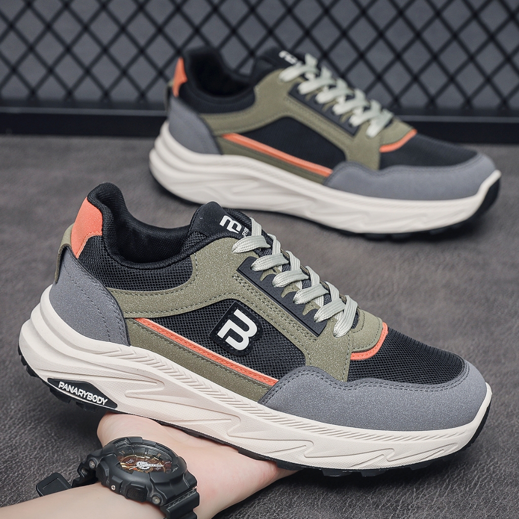 Jual PANARYBODY Sepatu Sneakers Pria Sepatu Trendy QN2108 Sepatu Cowok ...