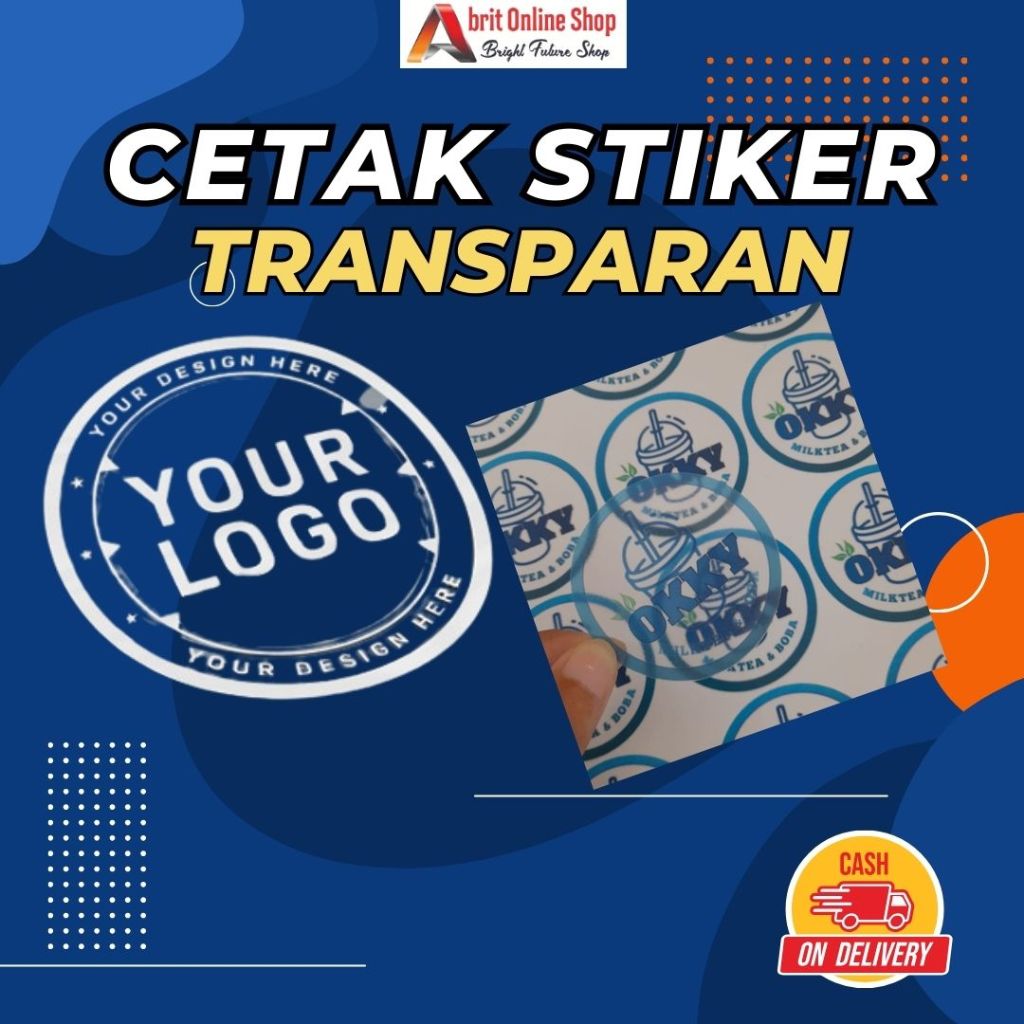 Jual CETAK STIKER TRANSPARAN METERAN | STICKER TRANSPARAN ANTI AIR ...