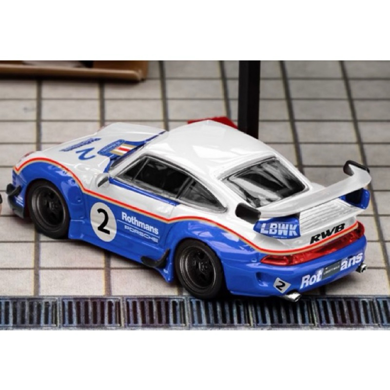Jual Star Model 64 Porsche RWB 993 Rothmans Livery | Shopee Indonesia