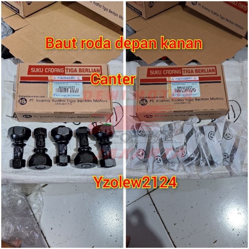 Jual Hub Bolt Front R L Ps T Canter Baut Roda Depan Kanan Kiri Mitsubishi Canter Ps T Ps