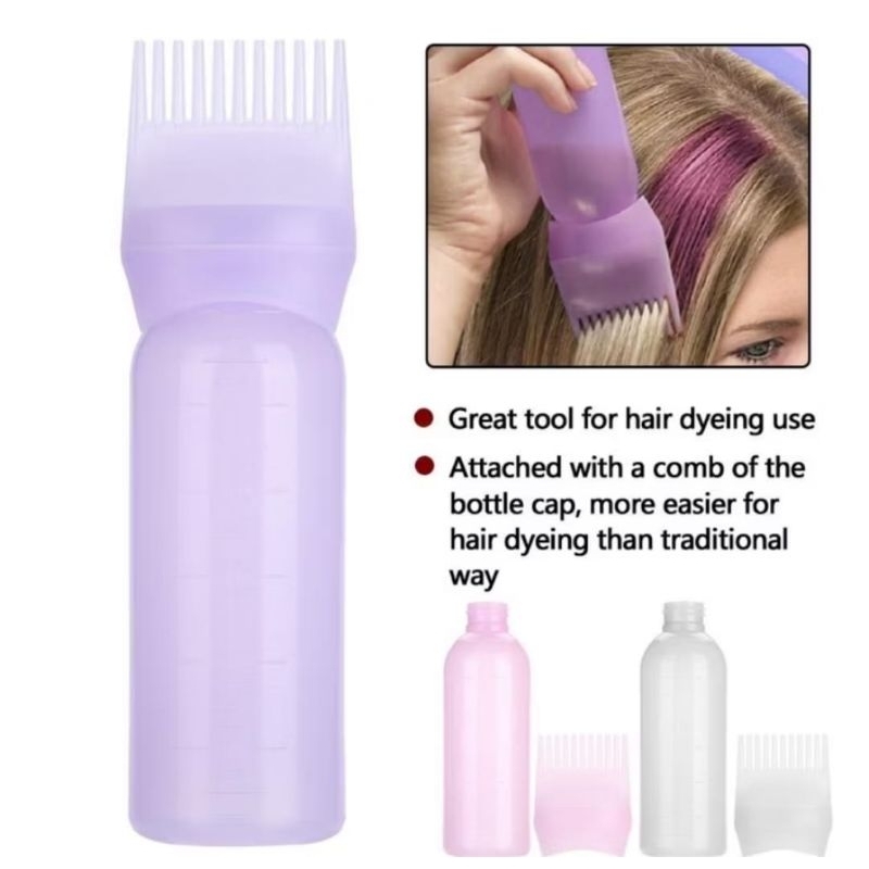Jual Botol Wadah Pewarna Rambut Alat Cat Rambut Aplikator Cat Sisir ...