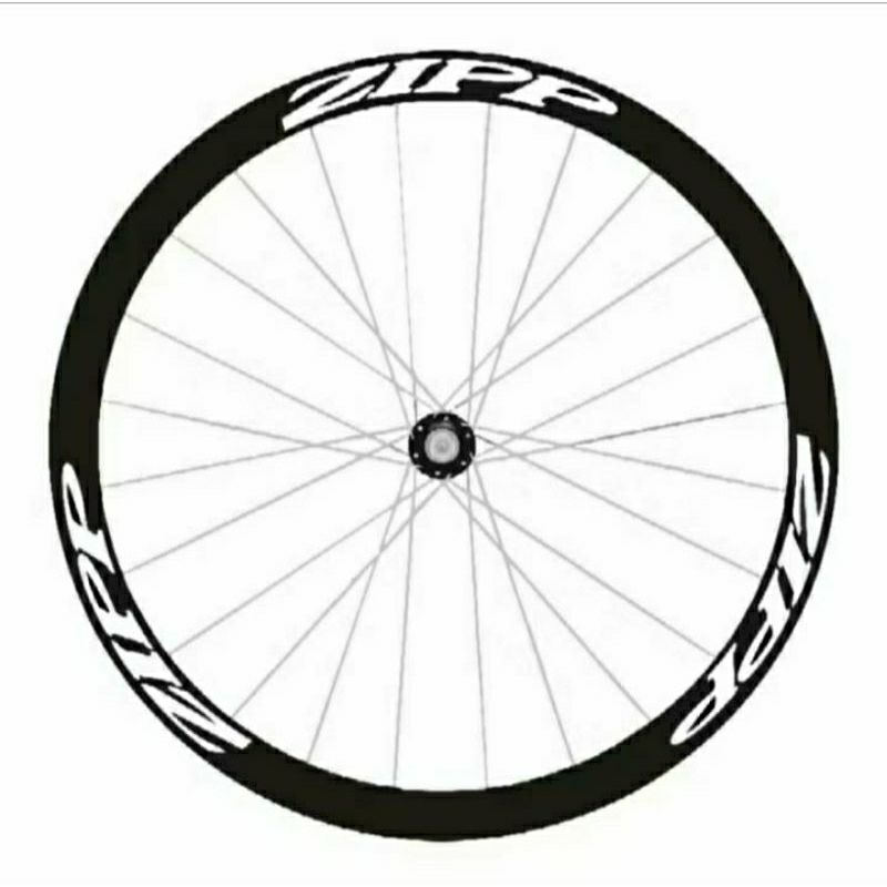 Jual stiker velg rim zipp sepeda fixie road bike ring 700c lebar 4cm ...