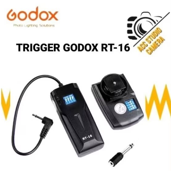 Jual Godox RT16 Flash Trigger / Trigger Godox RT 16 Studio Flash ...