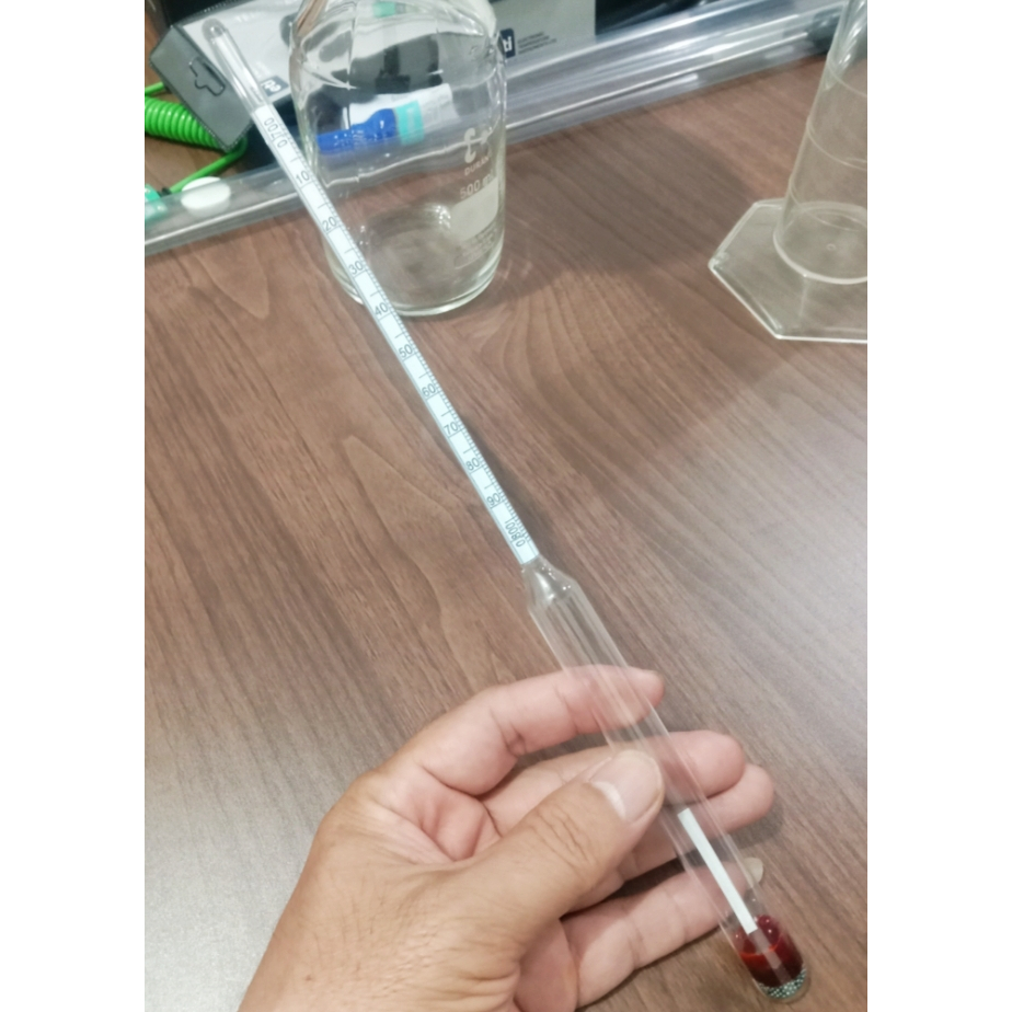 Jual Hydrometer Bensin Test Density BBM 0.700-0.800 Pertamax Pertalite ...